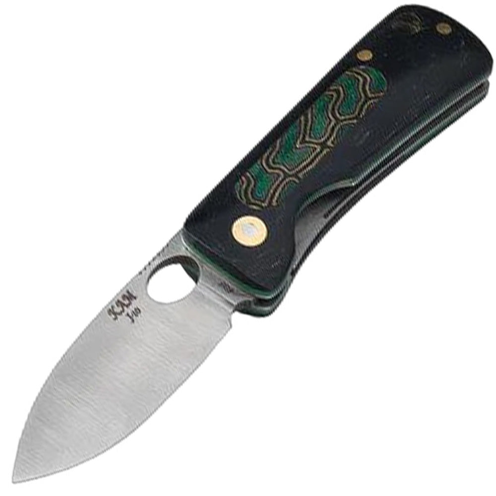 İçten Kilitli Günlük Çakı Siyah/Yeşil - G-Mikarta - J10-4116