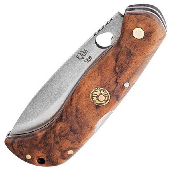 Doğa Tutkunlarına Özel: Büyük Boy Sırttan Kilitli Çakı Türk Kök Cevizi Koleksiyonu - TR99-N690