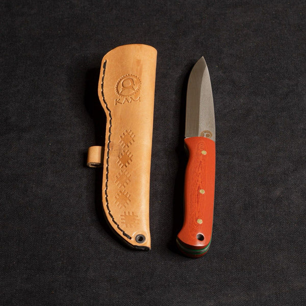 Bushcraft Av Bıçağı Kızıl - B40-D2