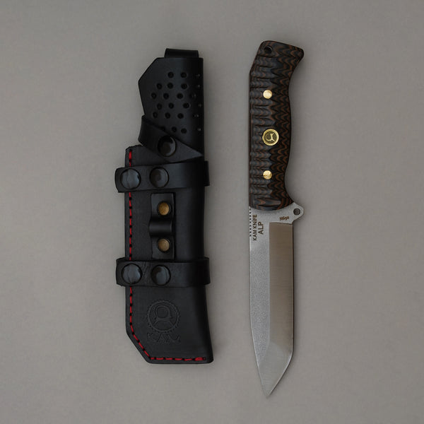 Alp Model | N690 Çelik | Kahve Bıçak