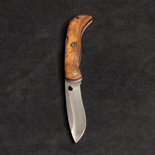 Büyük Boy Sırttan Kilitli Çakı Türk Kök Cevizi TR99 - N690