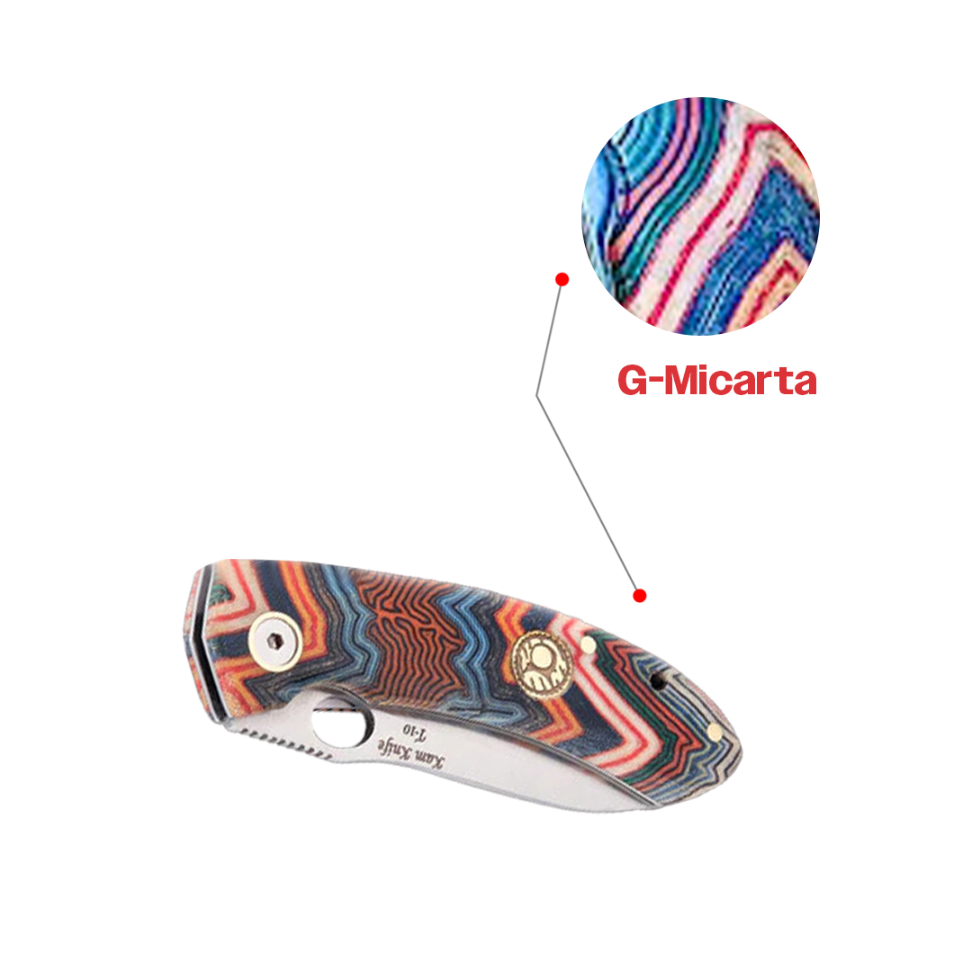 İçten Kilitli Tactical Çakı G-Mikarta Renkli - T10-N690