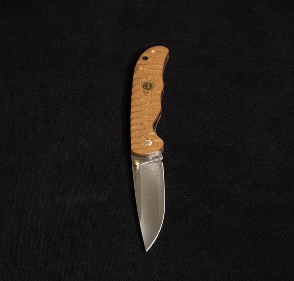 İçten Kilitli Rulmanlı Tactical Çakı Meşe Kompakt Mikarta İşlemeli - T40 - N690