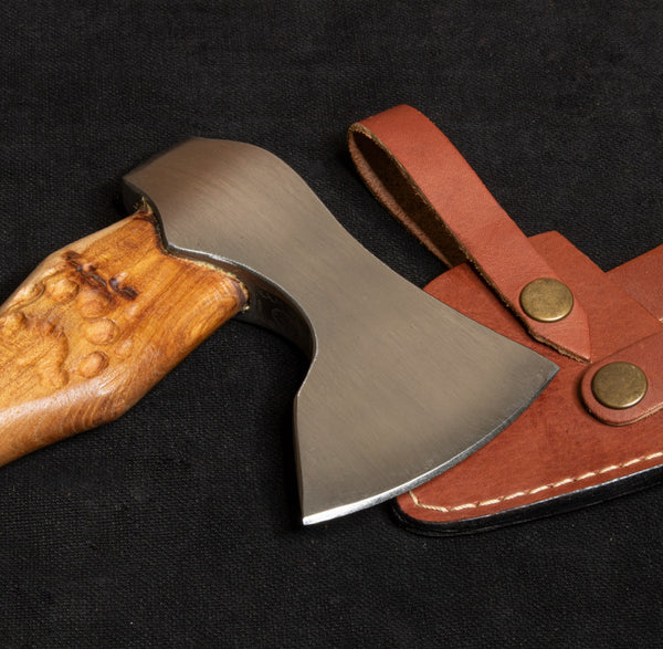 Kam Knife Ayı Pençesi Desenli Kamp Baltası Dövme Çelik