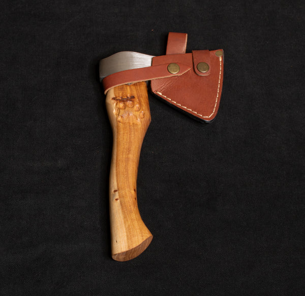 Kam Knife Ayı Pençesi Desenli Kamp Baltası Dövme Çelik