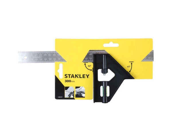 Stanley Su Terazili Ayarlı Gönye 300 mm (2-46-017)