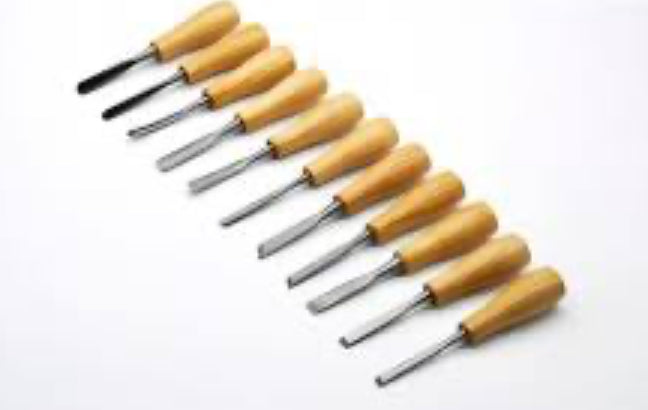 11 PARÇA AHŞAP OYMA SETİ