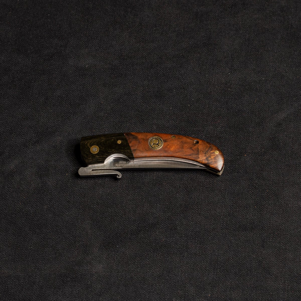 İçten Kilitli Koç Çakı Kök Ceviz Siyah- 4116