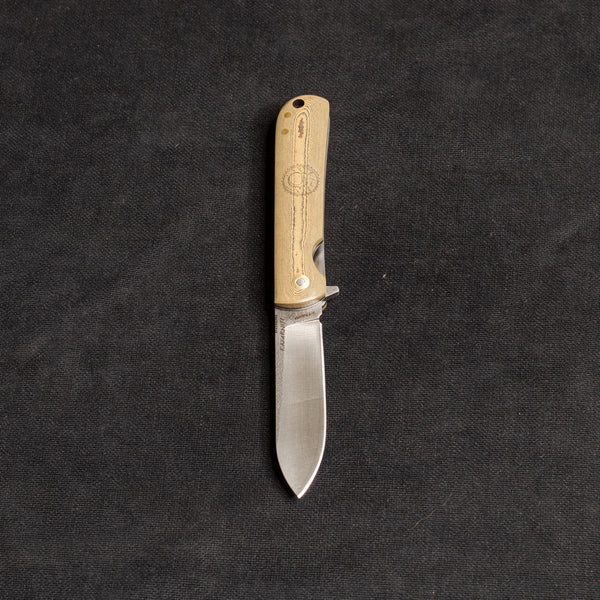 İçten Kilitli Rulmanlı Tactical Çakı Meşe Kompakt Mikarta Kabza -S1 - N690