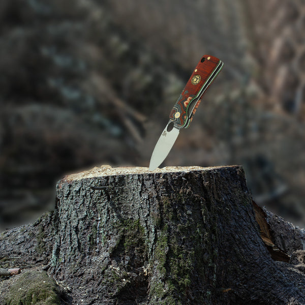 Paduk G-Mikarta İçten Kilitli Çakı - Dayanıklı D2 J10-D2