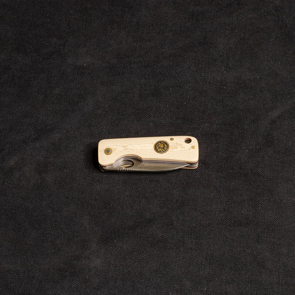 Meşe Mikarta İçten Kilitli Çakı J10 - 4116