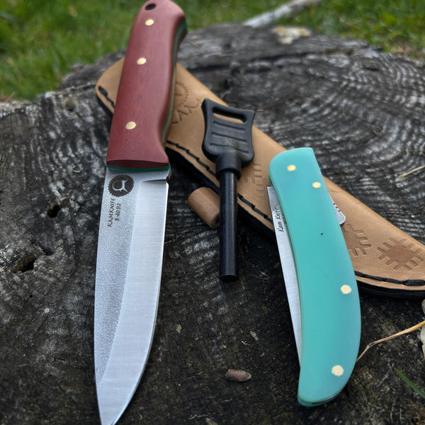 3'lü Outdoor Bıçak ve Magnezyum Çubuğu Seti