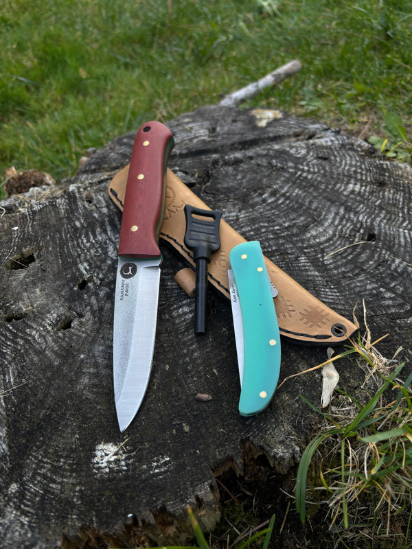 3'lü Outdoor Bıçak ve Magnezyum Çubuğu Seti