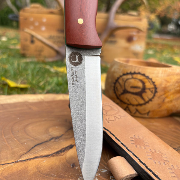 Bushcraft Av Bıçağı Kızıl - B40-D2
