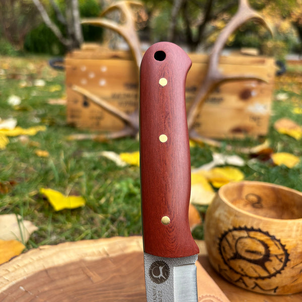 Bushcraft Av Bıçağı Kızıl - B40-D2