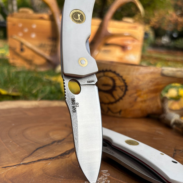 İçten Kilitli Tactical Çakı Beyaz - T10 - N690