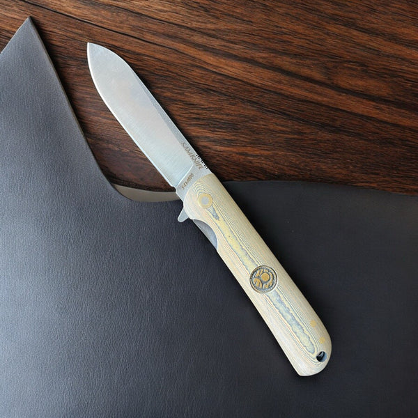 İçten Kilitli Rulmanlı Tactical Çakı Meşe Kompakt Mikarta Kabza -S1 - N690