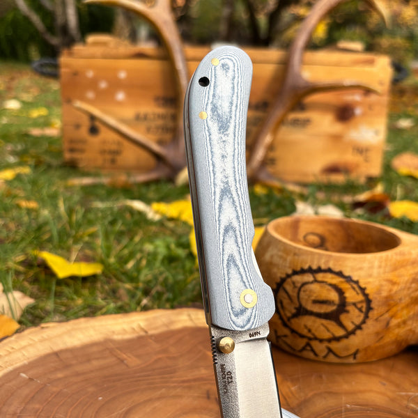 İçten Kilitli Rulmanlı Tactical Çakı Jean (Kot) Desenli- T20 - N690