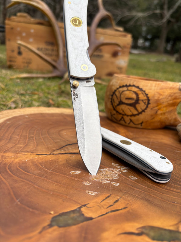 İçten Kilitli Rulmanlı Tactical Çakı Beyaz - T20 - N690