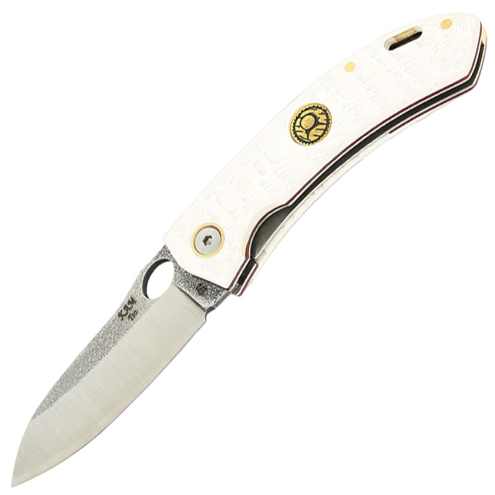 Kırçıllı Beyaz İçten Kilitli D2 Çakı T10-D2