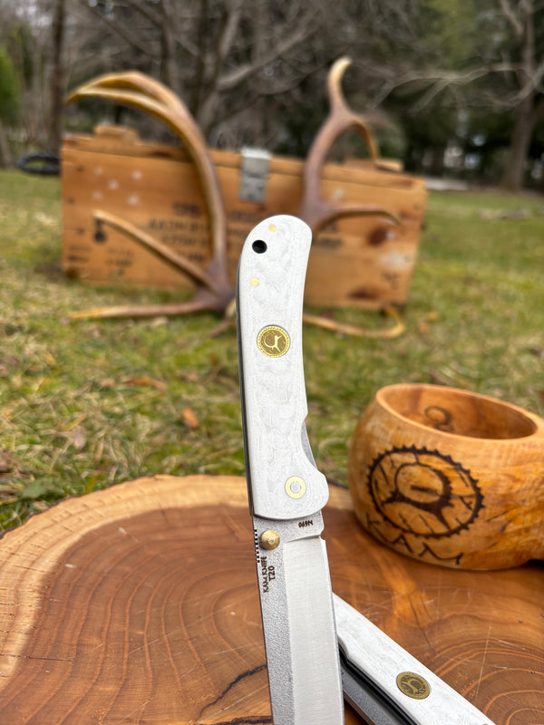 İçten Kilitli Rulmanlı Tactical Çakı Beyaz - T20 - N690