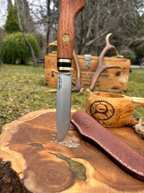 Pirinç Balçaklı Bıçak Maun - A20 - N690