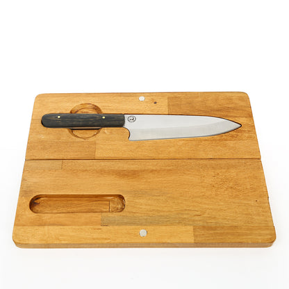 Şef Bıçağı ve Kesme Tahtası Üstün Keskinlik - 20 CM - ‎CHIEF-4116S