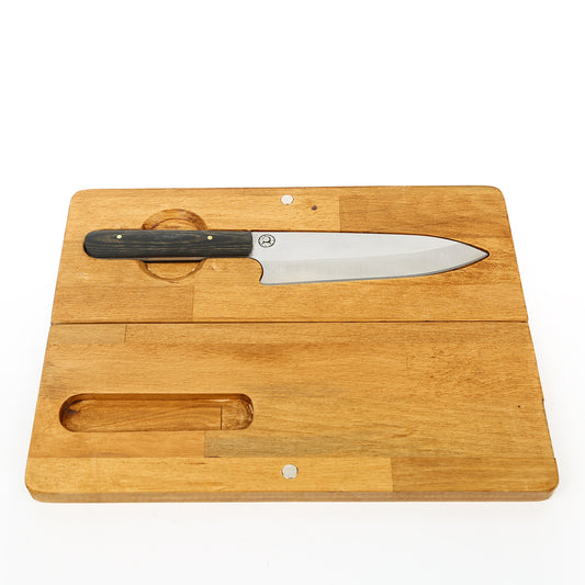 Şef Bıçağı ve Kesme Tahtası Üstün Keskinlik - 20 CM - ‎CHIEF-4116S