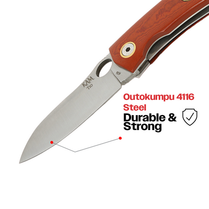 İçten Kilitli Tactical Çakı Kızıl - T10-4116