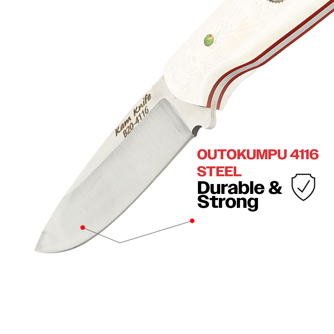 Küçük Boy Av Bıçağı Beyaz - B20-4116