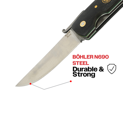 İçten Kilitli Çakı G-Mikarta/Siyah - KOÇ-N690