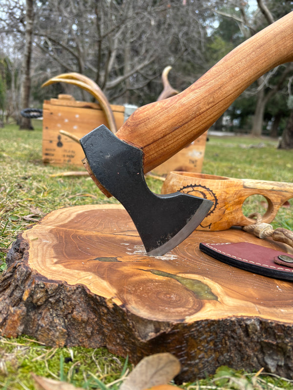 Kam Knife Kısa Saplı Kamp Dövme Çelik