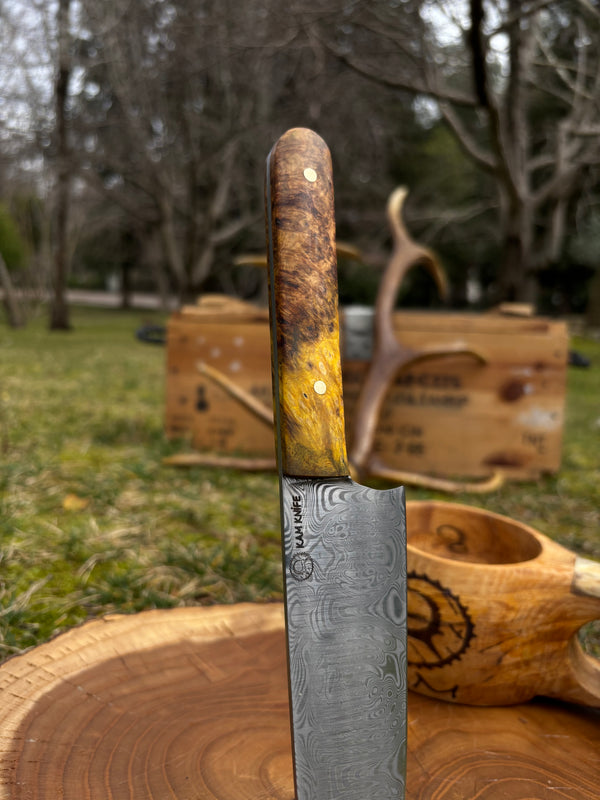 Paslanmaz Damascus Şef Bıçağı