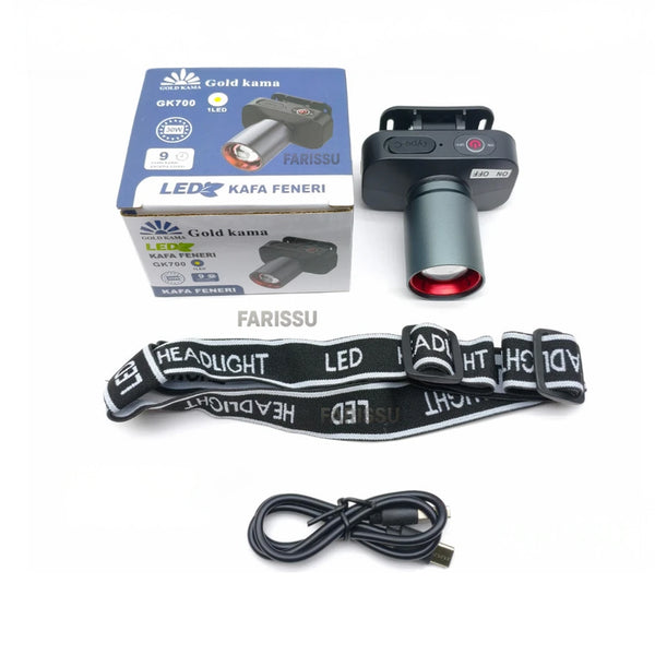 Gold Kama 3000 Lümen LED Kafa Feneri