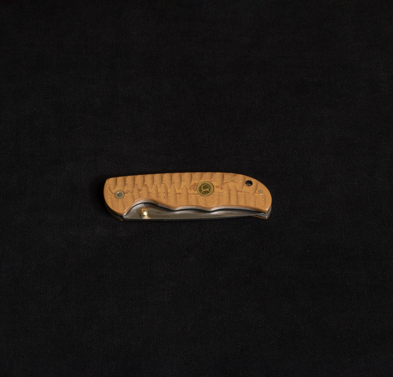 İçten Kilitli Rulmanlı Tactical Çakı Meşe Kompakt Mikarta İşlemeli   - T40 - N690