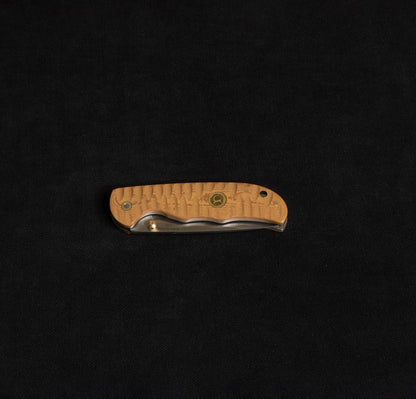 İçten Kilitli Rulmanlı Tactical Çakı Meşe Kompakt Mikarta İşlemeli   - T40 - N690