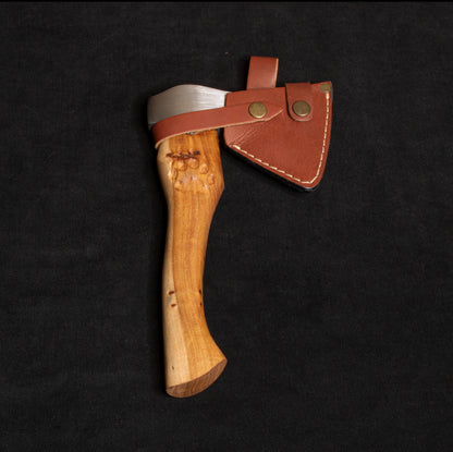 Kam Knife Ayı Pençesi Desenli Kamp Baltası Dövme Çelik