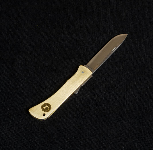 Sırttan Kilitli  Pirinç Çakı - ‎PR77 - 4116