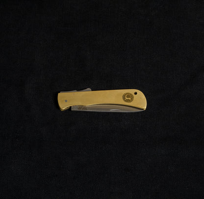 Sırttan Kilitli  Pirinç Çakı - ‎PR77 - 4116