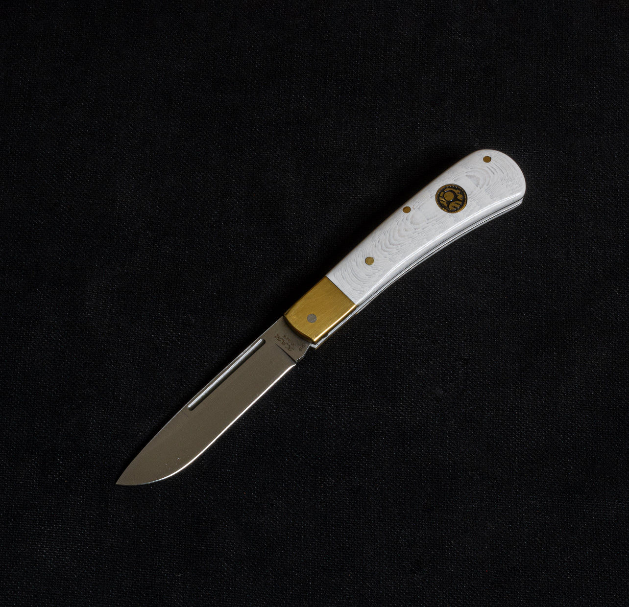 Yaylı Cep Çakısı Beyaz - Klasik -4116