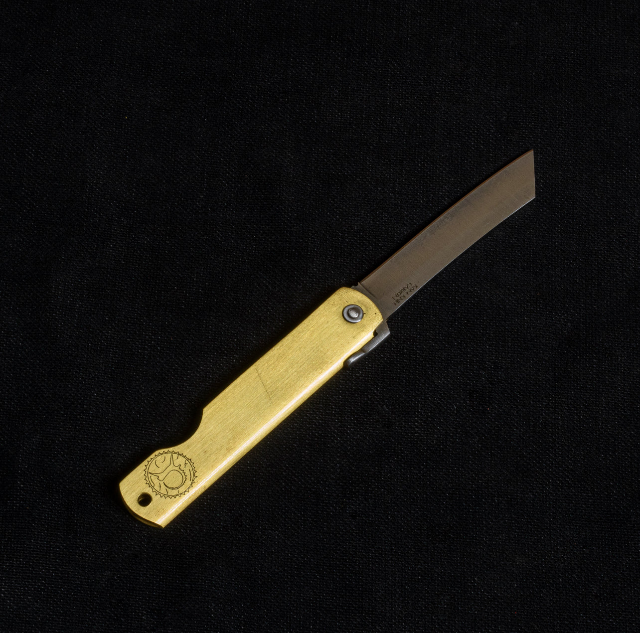 Higo Brass Pocket Knife