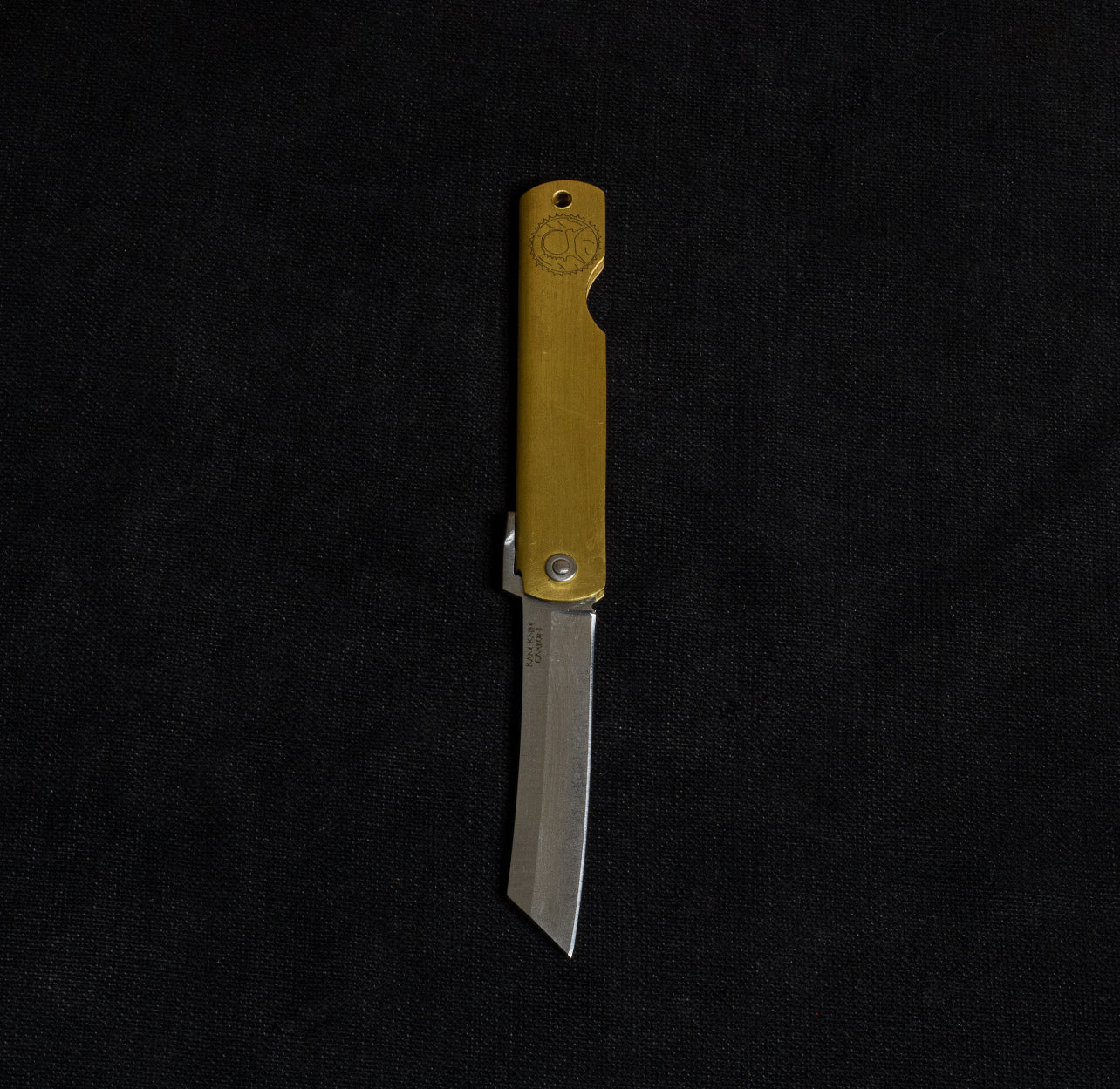 Higo Brass Pocket Knife