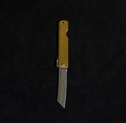 Higo Brass Pocket Knife