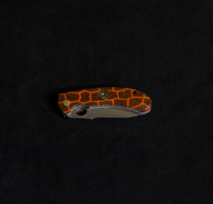 İçten Kilitli  Tactical Çakı G-Mikarta Turuncu  - T10-N690