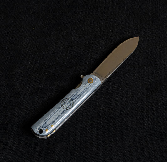 İçten Kilitli Rulmanlı Tactical Çakı Jean Desen  Kompakt Mikarta Kabza -  S1 - N690