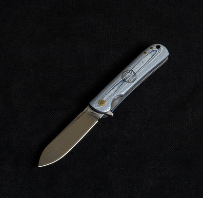 İçten Kilitli Rulmanlı Tactical Çakı Jean Desen  Kompakt Mikarta Kabza -  S1 - N690