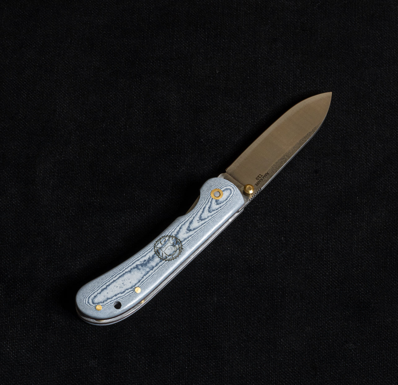İçten Kilitli Rulmanlı Tactical Çakı Jean (Kot) Desenli  - T20 - N690