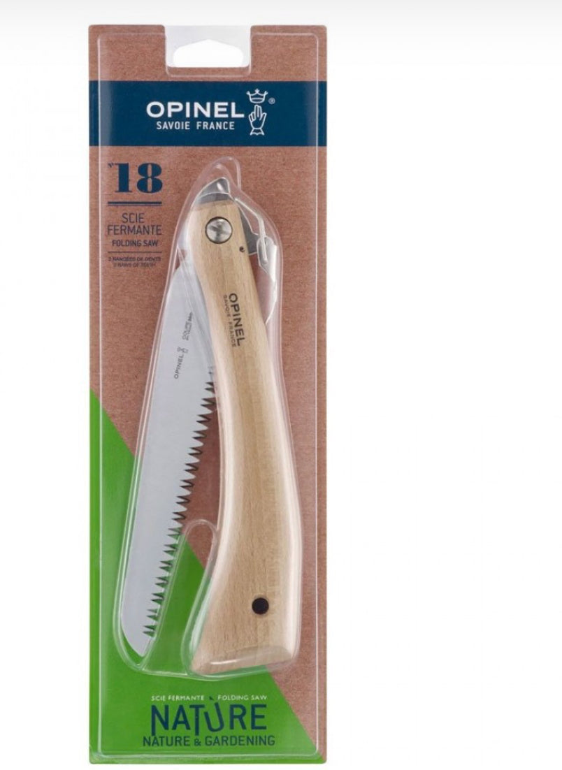 Opinel No 18 Kayın Saplı Katlanır Çelik Testere