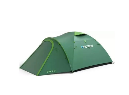 HUSKY Bright 4 Kişilik Kamp Çadırı - Yeşil