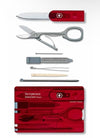Victorinox SwissCard Classic Ruby 0.7100.T Şeffaf Kırmızı 10F